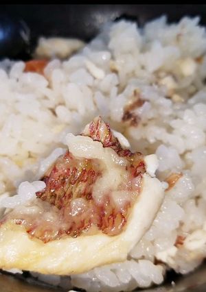 簡単で絶品★鯛めし(鯛の天婦羅めし)-レシピのメイン写真