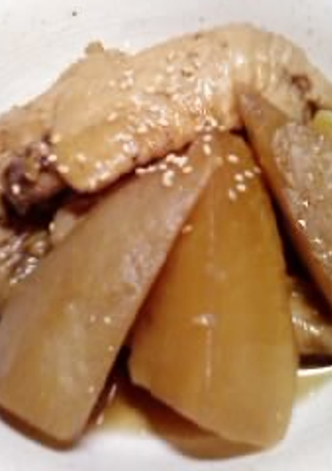 手羽先と大根の煮物【肉のおかず】-レシピのメイン写真