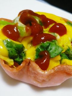 ✿花✿ハムカップ-レシピのメイン写真