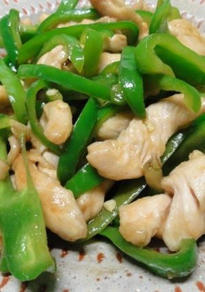 ＊鶏胸肉とピーマンのオイスター炒め＊-レシピのメイン写真