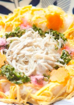 釜揚げシラスと大葉のちらし寿司-レシピのメイン写真