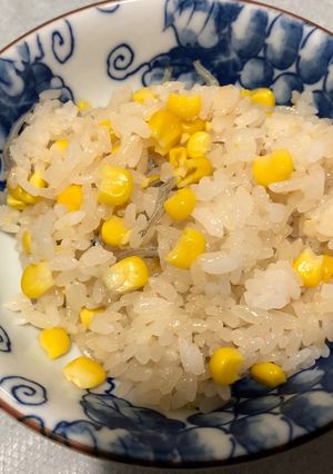 トウモロコシじゃこ入りおこわ-レシピのメイン写真