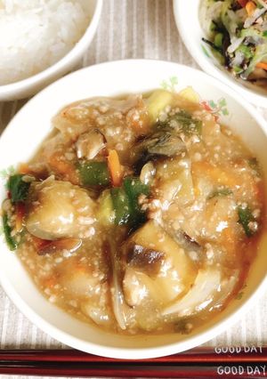 麻婆なす（天理市給食）-レシピのメイン写真
