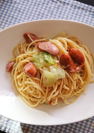 簡単ウインナーキャベツの和風パスタ-レシピのメイン写真
