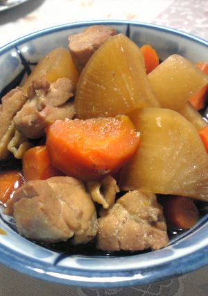 だいこん＆鶏肉の煮物-レシピのメイン写真