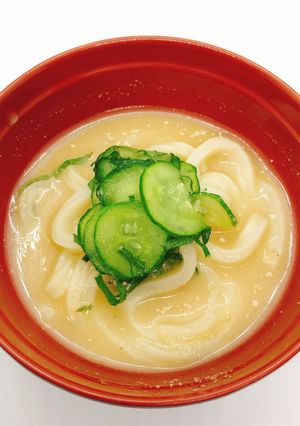 【病院】ミニ冷汁風うどん【給食】-レシピのメイン写真