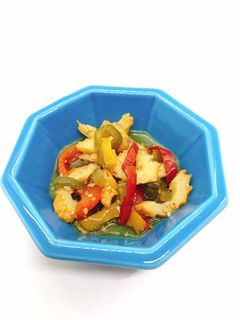 【病院】ちくわとピーマン炒め煮【給食】-レシピのメイン写真