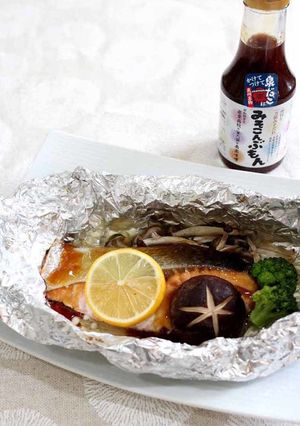 鮭ときのこのみそこんぶもんバター焼き-レシピのメイン写真