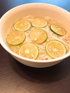すだち素麺-レシピのメイン写真