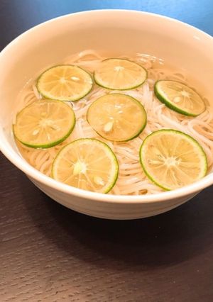 すだち素麺-レシピのメイン写真