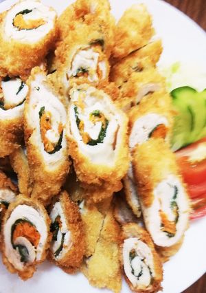 貴女風味で鶏の大葉巻フライ❤️ゆりさん風-レシピのメイン写真