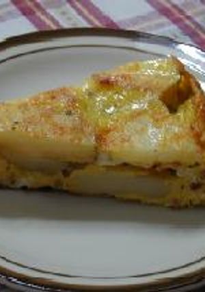 スペイン風オムレツ・ポテト＆ベーコン__Spanish Omelet/Potato&Bacon with Garlic Mayonnaise Sauce-レシピのメイン写真