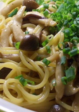 あえるだけ！早くて簡単☆きのこパスタ-レシピのメイン写真
