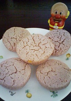 ゆきひかり米粉の紫芋パン-レシピのメイン写真