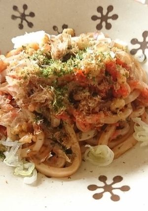 お好み焼きうどん-レシピのメイン写真