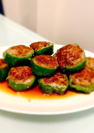剥がれないピーマン肉詰め-レシピのメイン写真