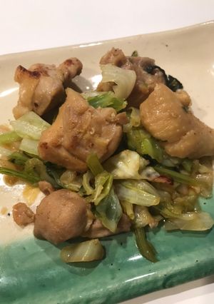 キャベツと鶏肉の塩麹焼き-レシピのメイン写真