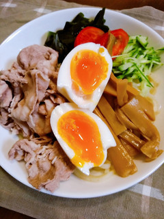 贅沢…豚しゃぶ冷やしつけ麺-レシピのメイン写真
