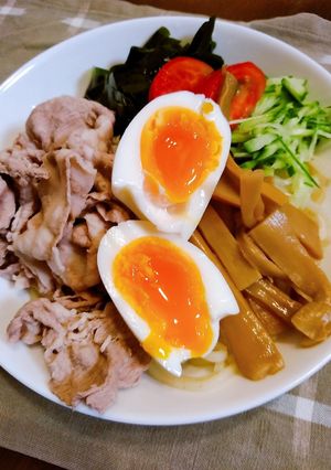 贅沢…豚しゃぶ冷やしつけ麺-レシピのメイン写真