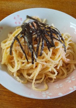 めんつゆで味付け！簡単たらこスパゲッティ-レシピのメイン写真