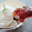 カラメルゼリー♪アングレーズソースで♪