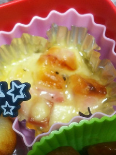 お弁当に!エリンギとベーコンのチーズ焼き-レシピのメイン写真