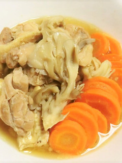 舞茸と鶏もも肉のみそ味にもの-レシピのメイン写真