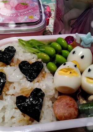 ハートのり弁-レシピのメイン写真