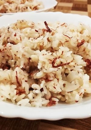 もち麦入り☆炊飯器で作るコンビーフピラフ-レシピのメイン写真