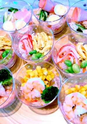 カップちらし寿司-レシピのメイン写真