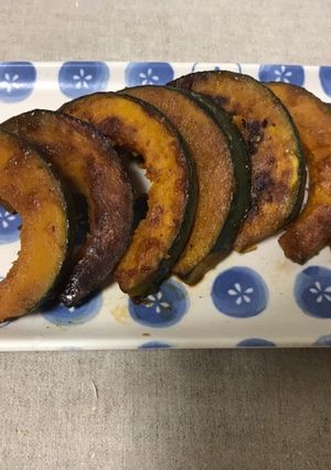 ホックホク かぼちゃの甘辛焼き-レシピのメイン写真