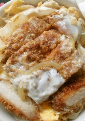 たまご2コでとじた、かつ丼-レシピのメイン写真