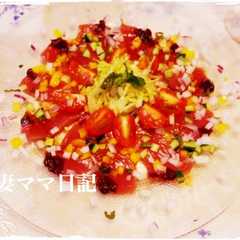 รูปของ 生カツオのカルパッチョ