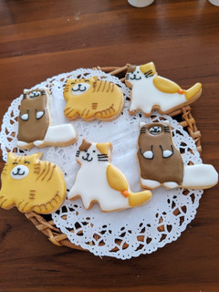 猫のアイシングクッキー-レシピのメイン写真