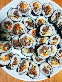 焼肉キンパ(韓国風海苔巻き)-レシピのメイン写真