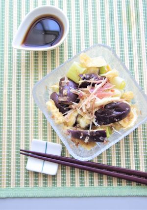 蒸しなすの香味サラダ-レシピのメイン写真