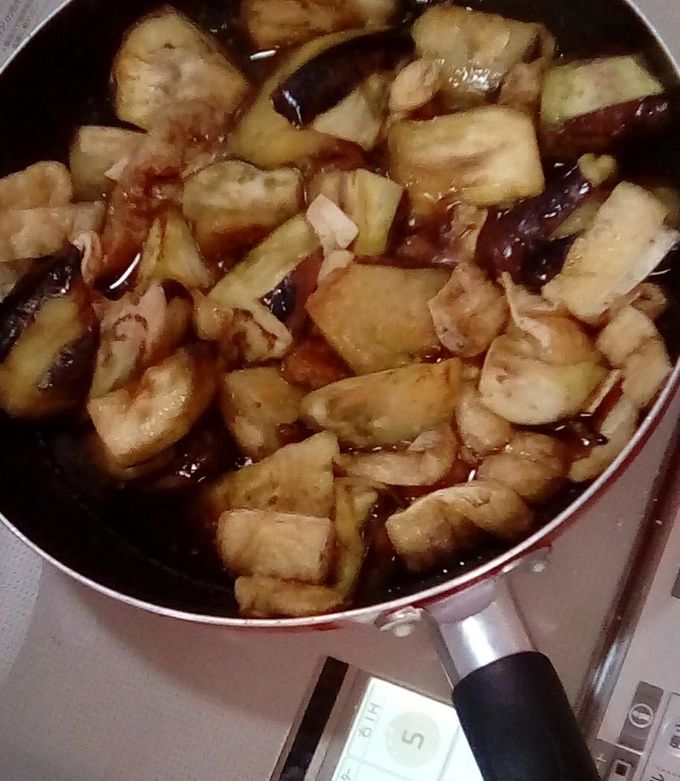 ナスと油揚げのサッと煮 by PONTANzzz 【クックパッド】 簡単おいしい