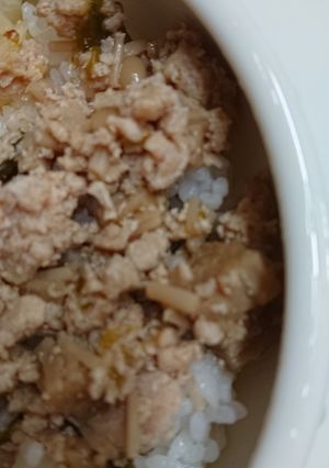 えのき入りそぼろ-レシピのメイン写真