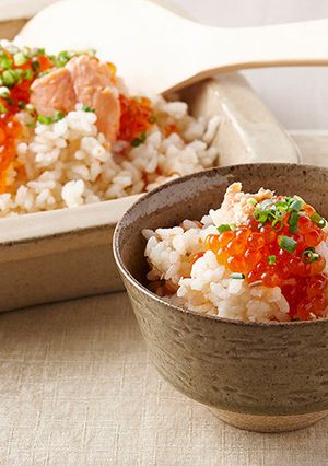 鮭といくらのはらこめし-レシピのメイン写真