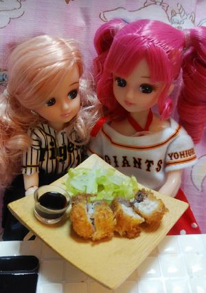 リカちゃん♡野球シꕤぶりカツ*.ﾟ-レシピのメイン写真