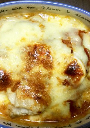 野菜やきのこ・鶏肉のパスタソースグラタン-レシピのメイン写真