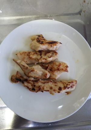 鶏胸肉の黒酢焼き-レシピのメイン写真