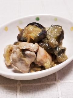 ☆鶏肉と茄子の♪めんつゆ炒め☆-レシピのメイン写真