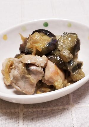 ☆鶏肉と茄子の♪めんつゆ炒め☆-レシピのメイン写真