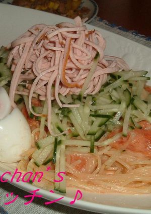 タイ風 ピリ辛ゴマ麺 ~細いパスタで~-レシピのメイン写真