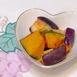 冷凍揚げなすとかぼちゃの甘酢いため