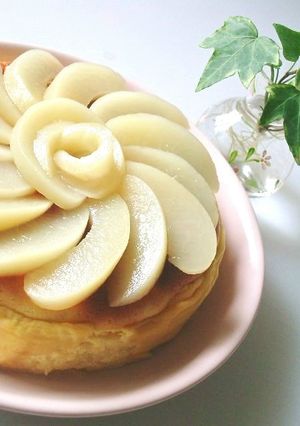 ふわしゅわ○桃とヨーグルトのスフレケーキ-レシピのメイン写真