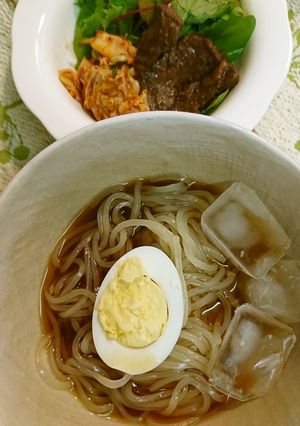 牛焼きのせのせ冷麺-レシピのメイン写真