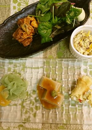 しらすとカラピーサラダの盆★-レシピのメイン写真
