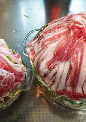 豚肉と野菜のマウンテン蒸し-レシピのメイン写真